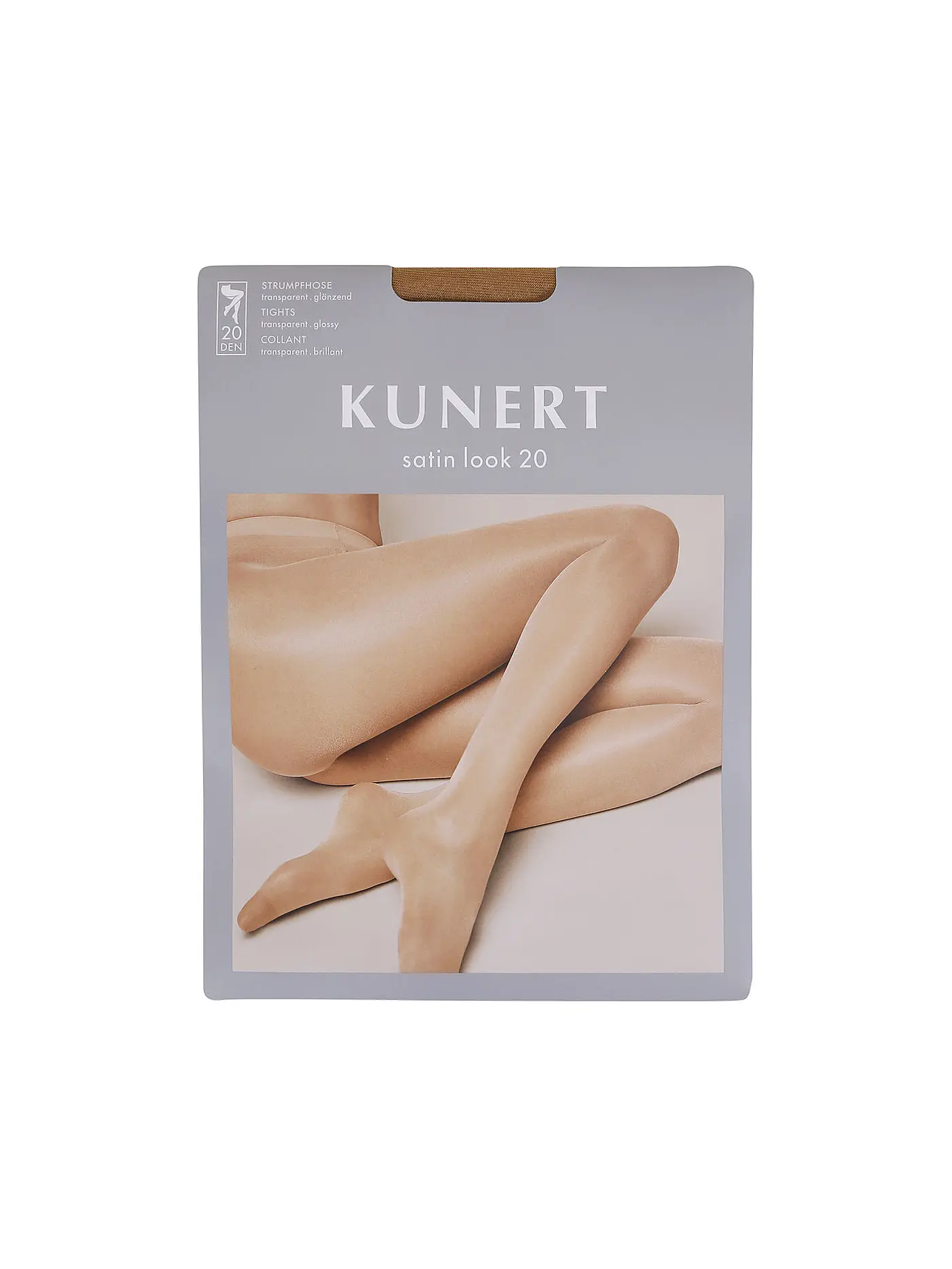 KUNERT | Strumpfhose "Satin Look" (050 Black) | beige